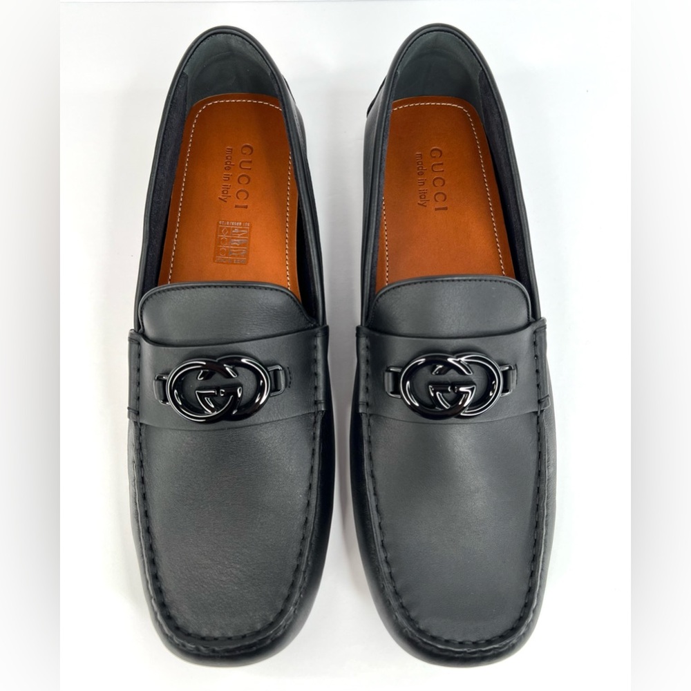 Gucci Love Parade GG Logo Resin Men Driver Loafers UK 13 - US 13.5 - EU 47 - Picture 4 of 11